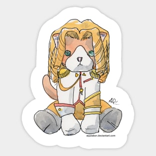 Harlock the Cat Cosplay: Arisugawa Juri Sticker